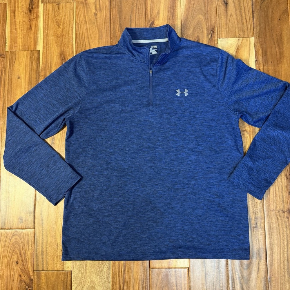 Under Armour Men's UA Tech 2.0 1/2 Zip Training Top Shirt Size XL Academy Steel